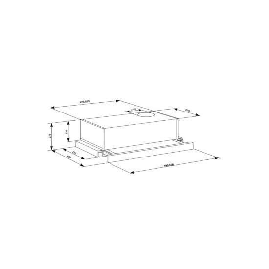 Вытяжка кухонная Eleyus BREEZE 470 50 BR Вытяжка кухонная Eleyus BREEZE 470 50 BR