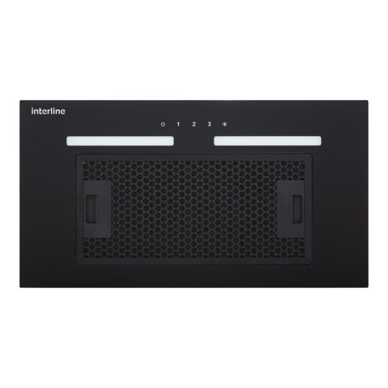 Витяжка кухонна Interline SWAY BL A/60 GL/S Витяжка кухонна Interline SWAY BL A/60 GL/S