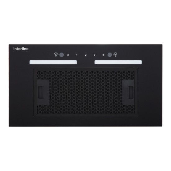 Витяжка кухонна Interline WIND BL A/60/GL/ST Витяжка кухонна Interline WIND BL A/60/GL/ST