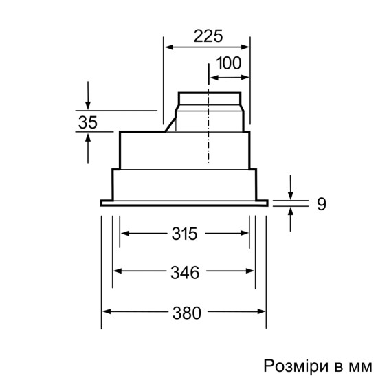 Витяжка кухонна Siemens LB55565 Витяжка кухонна Siemens LB55565
