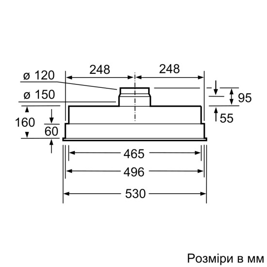 Витяжка кухонна Siemens LB55565 Витяжка кухонна Siemens LB55565