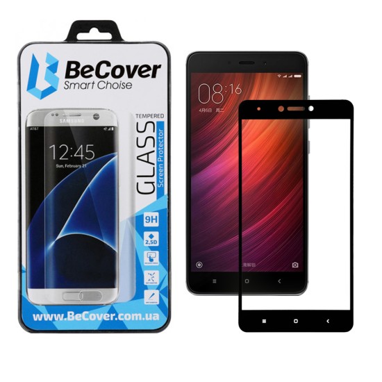 Скло захисне BeCover Xiaomi Redmi Note 4X Black (701166) (701166) Скло захисне BeCover Xiaomi Redmi Note 4X Black (701166) (701166)