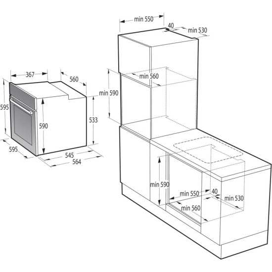 Духовой шкаф Gorenje BO6735E02BK Духовой шкаф Gorenje BO6735E02BK