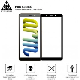Скло захисне Armorstandart Pro для TECNO Pop 3 Black (ARM61777)