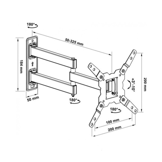 Кронштейн Walfix R-351B Кронштейн Walfix R-351B