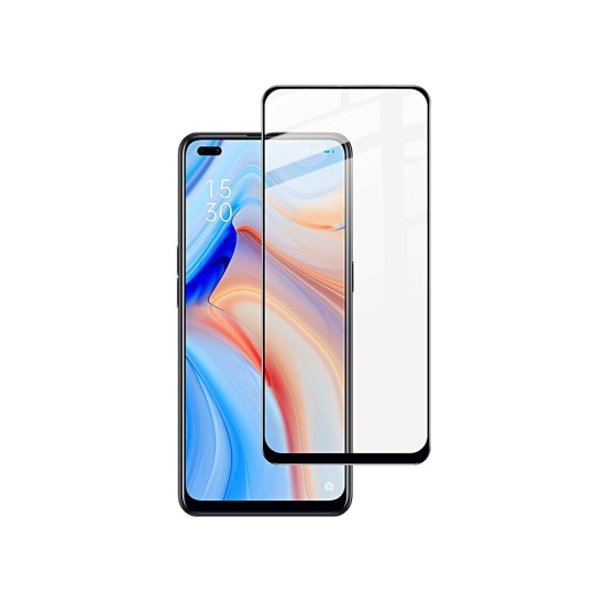 Скло захисне PowerPlant Full screen OPPO Reno4 Lite, Black (GL609222) Скло захисне PowerPlant Full screen OPPO Reno4 Lite, Black (GL609222)