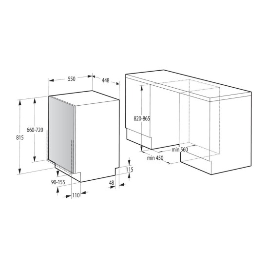 Посудомийна машина Gorenje GV520E15 Посудомийна машина Gorenje GV520E15