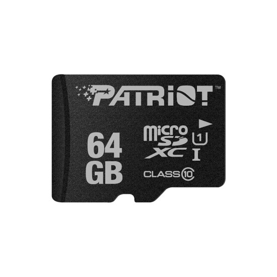Карта пам'яті Patriot 64GB microSD class10 UHS-I (PSF64GMDC10) Карта пам'яті Patriot 64GB microSD class10 UHS-I (PSF64GMDC10)