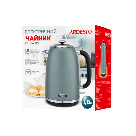 Електрочайник Ardesto EKL-F400G Електрочайник Ardesto EKL-F400G