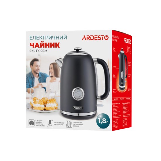 Електрочайник Ardesto EKL-F410BM Електрочайник Ardesto EKL-F410BM