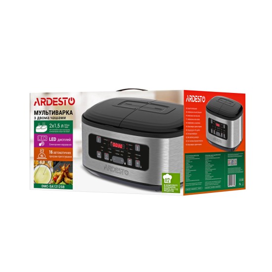 Мультиварка Ardesto DMC-SA1212SB Мультиварка Ardesto DMC-SA1212SB