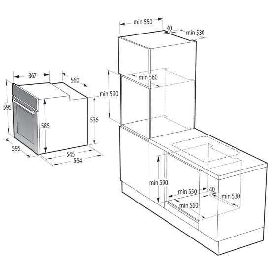 Духова шафа Gorenje BPSA6747A08BG Духова шафа Gorenje BPSA6747A08BG