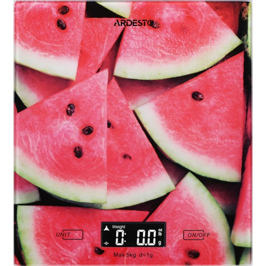 Ваги кухонні Ardesto SCK-893WATERMELON Ваги кухонні Ardesto SCK-893WATERMELON