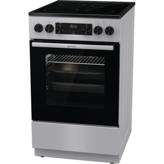 Плита Gorenje GEC5C41SG електрична склокерамічна, 70л, 50x60см, дисплей, прог (GEC5C41SG) Плита Gorenje GEC5C41SG електрична склокерамічна, 70л, 50x60см, дисплей, прог (GEC5C41SG)