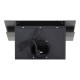 Витяжка кухонна Interline GOLF BK A/60/PB/GL/T Витяжка кухонна Interline GOLF BK A/60/PB/GL/T