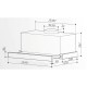 Витяжка кухонна Interline SHARK PLUS X/S A/60 Витяжка кухонна Interline SHARK PLUS X/S A/60