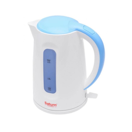 Електрочайник Saturn ST-EK8439U White/Blue Електрочайник Saturn ST-EK8439U White/Blue