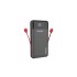 Батарея универсальная Dudao K1Max 30000mAh, with built-in cables, black (6970379617618)