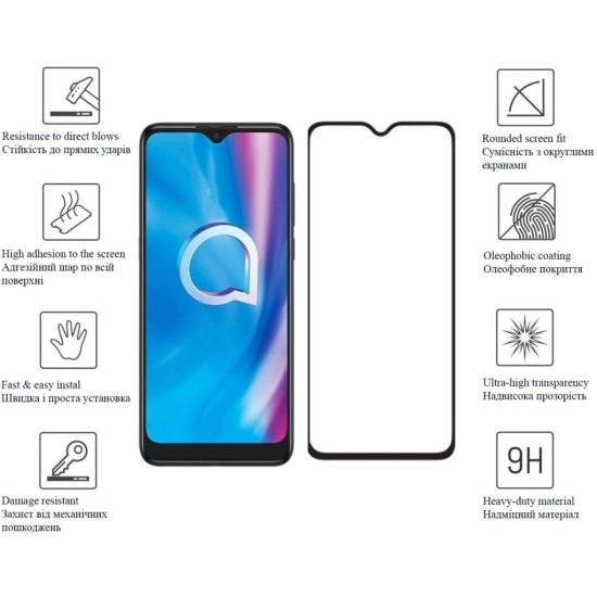Скло захисне Drobak Alcatel 1SE (616187) Скло захисне Drobak Alcatel 1SE (616187)