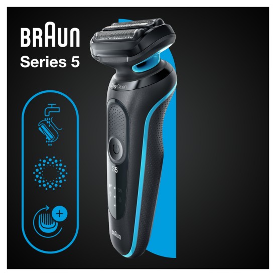 Электробритва Braun Series 5 51-M1000s BLACK / MINT Электробритва Braun Series 5 51-M1000s BLACK / MINT