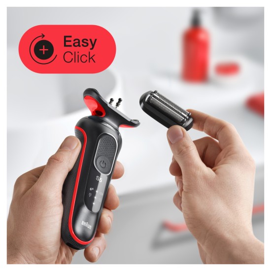 Электробритва Braun Series 5 51-R1000s BLACK / RED Электробритва Braun Series 5 51-R1000s BLACK / RED