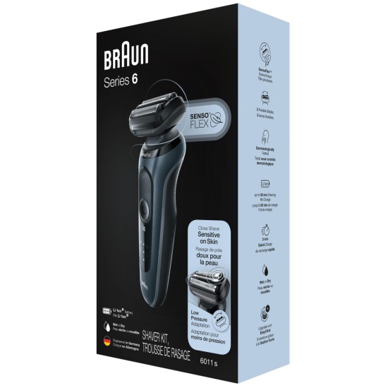Электробритва Braun Series 6 61-N1000s BLACK / BLACK Электробритва Braun Series 6 61-N1000s BLACK / BLACK