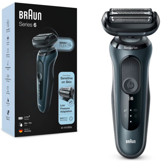 Электробритва Braun Series 6 61-N1000s BLACK / BLACK Электробритва Braun Series 6 61-N1000s BLACK / BLACK