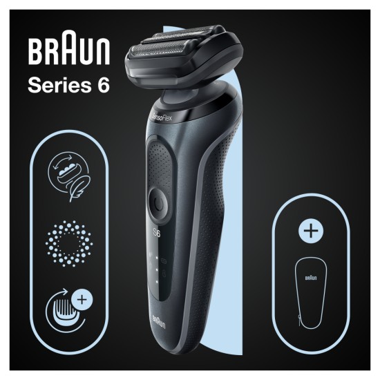 Электробритва Braun Series 6 61-N1000s BLACK / BLACK Электробритва Braun Series 6 61-N1000s BLACK / BLACK