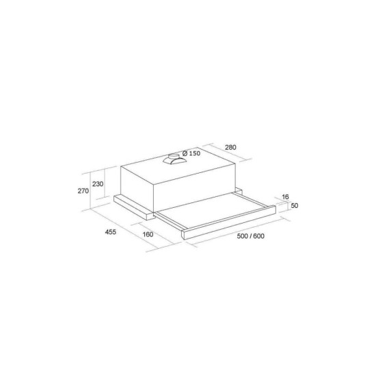 Витяжка кухонна Pyramida TL 60 (1100) IX T Витяжка кухонна Pyramida TL 60 (1100) IX T