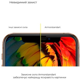 Скло захисне Armorstandart Full Glue Curved Samsung S23 Ultra Black (ARM65464)