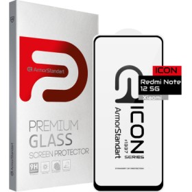 Скло захисне Armorstandart Icon Xiaomi Redmi Note 12 5G / Poco X5 5G Black (ARM65170)