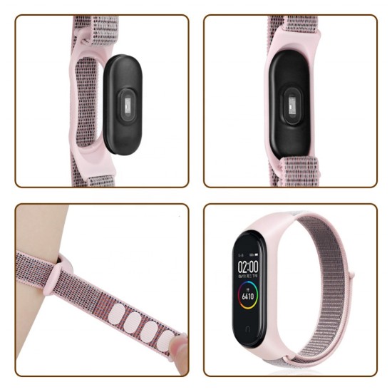 Ремінець до фітнес браслета BeCover Nylon Style для Xiaomi Mi Smart Band 5/6 Red (705431) Ремінець до фітнес браслета BeCover Nylon Style для Xiaomi Mi Smart Band 5/6 Red (705431)