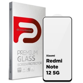 Скло захисне Armorstandart Full Glue Xiaomi Redmi Note 12 5G Black (ARM65552)