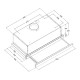Вытяжка кухонная Borgio TLF (TR) 1100 60 Inox Вытяжка кухонная Borgio TLF (TR) 1100 60 Inox