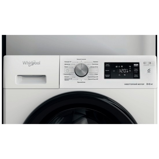 Пральна машина Whirlpool FFWDB864349BVUA Пральна машина Whirlpool FFWDB864349BVUA