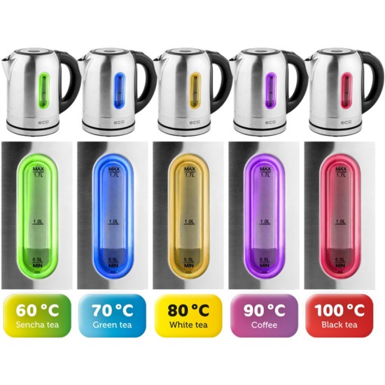 Електрочайник ECG RK 1785 Colore (RK1785 Colore) Електрочайник ECG RK 1785 Colore (RK1785 Colore)