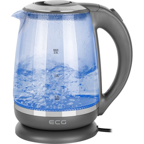 Електрочайник ECG RK 2020 Grey Glass (RK2020 Grey Glass) Електрочайник ECG RK 2020 Grey Glass (RK2020 Grey Glass)