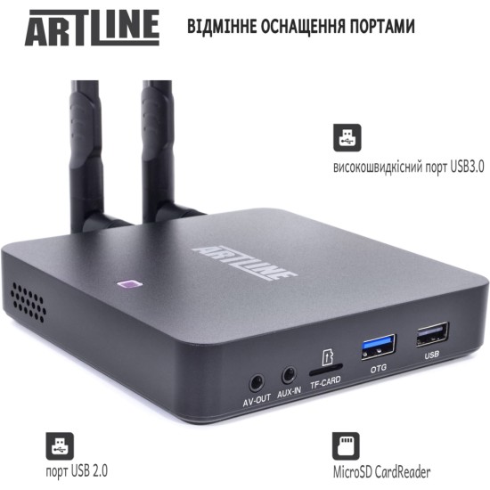 Медіаплеєр Artline TvBox KM6 (KM6) Медіаплеєр Artline TvBox KM6 (KM6)