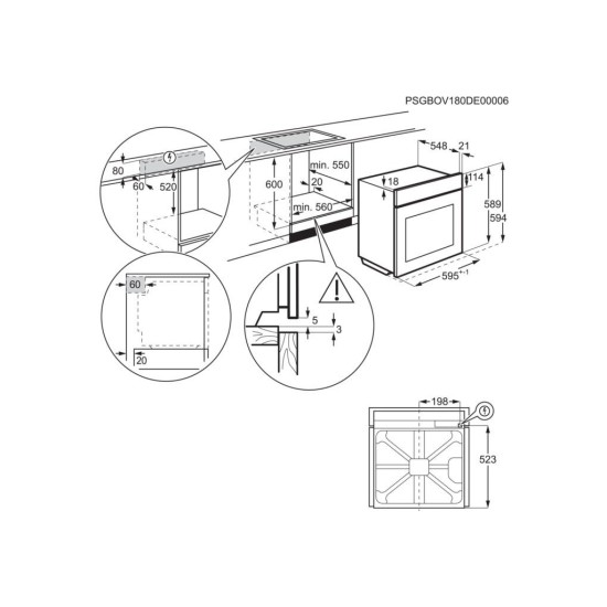 Духова шафа Electrolux EOC5E70X Духова шафа Electrolux EOC5E70X