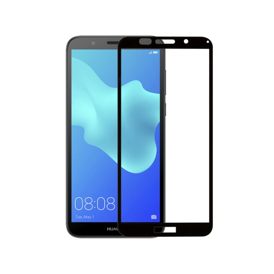 Скло захисне PowerPlant Full screen Huawei Y5 (2018), Black (GL604913) Скло захисне PowerPlant Full screen Huawei Y5 (2018), Black (GL604913)