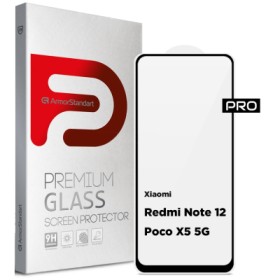 Скло захисне Armorstandart Pro Xiaomi Redmi Note 12 / Poco X5 5G Black (ARM65173)