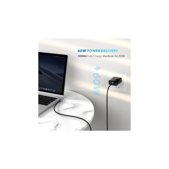 Дата кабель USB-C to USB-C 2.0m 60W US255 Black Gray Ugreen (50125) Дата кабель USB-C to USB-C 2.0m 60W US255 Black Gray Ugreen (50125)