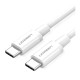 Дата кабель USB-C to USB-C 2.0m 18W US264 White Ugreen (60520) Дата кабель USB-C to USB-C 2.0m 18W US264 White Ugreen (60520)