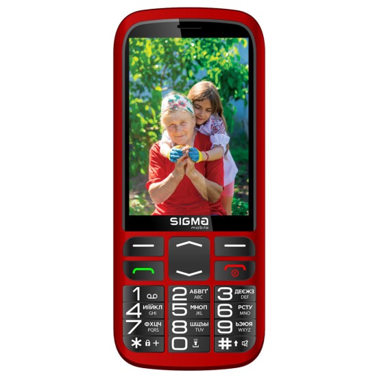 Мобільний телефон Sigma Comfort 50 Optima Type-C Red (4827798122327) Мобільний телефон Sigma Comfort 50 Optima Type-C Red (4827798122327)