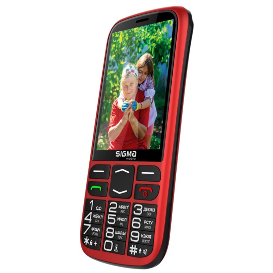 Мобільний телефон Sigma Comfort 50 Optima Type-C Red (4827798122327) Мобільний телефон Sigma Comfort 50 Optima Type-C Red (4827798122327)