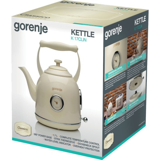 Електрочайник Gorenje K17CLIN Електрочайник Gorenje K17CLIN