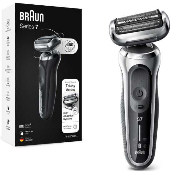 Электробритва Braun Series 7 71-S1000s SILVER / BLACK Электробритва Braun Series 7 71-S1000s SILVER / BLACK
