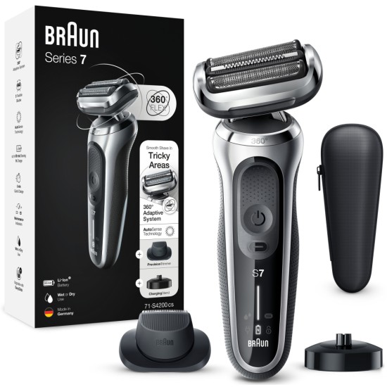 Электробритва Braun Series 7 71-S4200cs SILVER / BLACK Электробритва Braun Series 7 71-S4200cs SILVER / BLACK