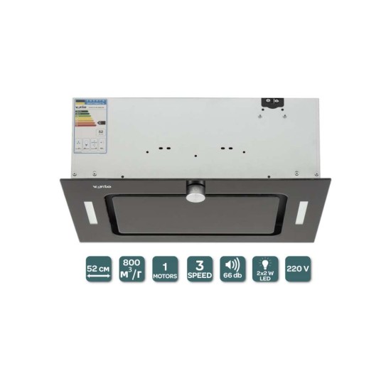 Витяжка кухонна Ventolux PUNTO 52 BG (800) KN Витяжка кухонна Ventolux PUNTO 52 BG (800) KN