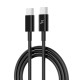 Дата кабель USB-C to USB-C 1.0m 20W CC-03B Black Grand-X (CC-03B) Дата кабель USB-C to USB-C 1.0m 20W CC-03B Black Grand-X (CC-03B)